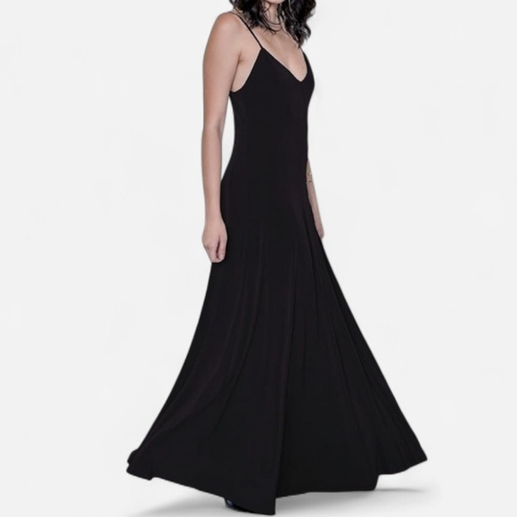 Viris Zamara Women’s Sleeveless Maxi Dress Black Sz Medium Evening Prom Wedding - Picture 2 of 12